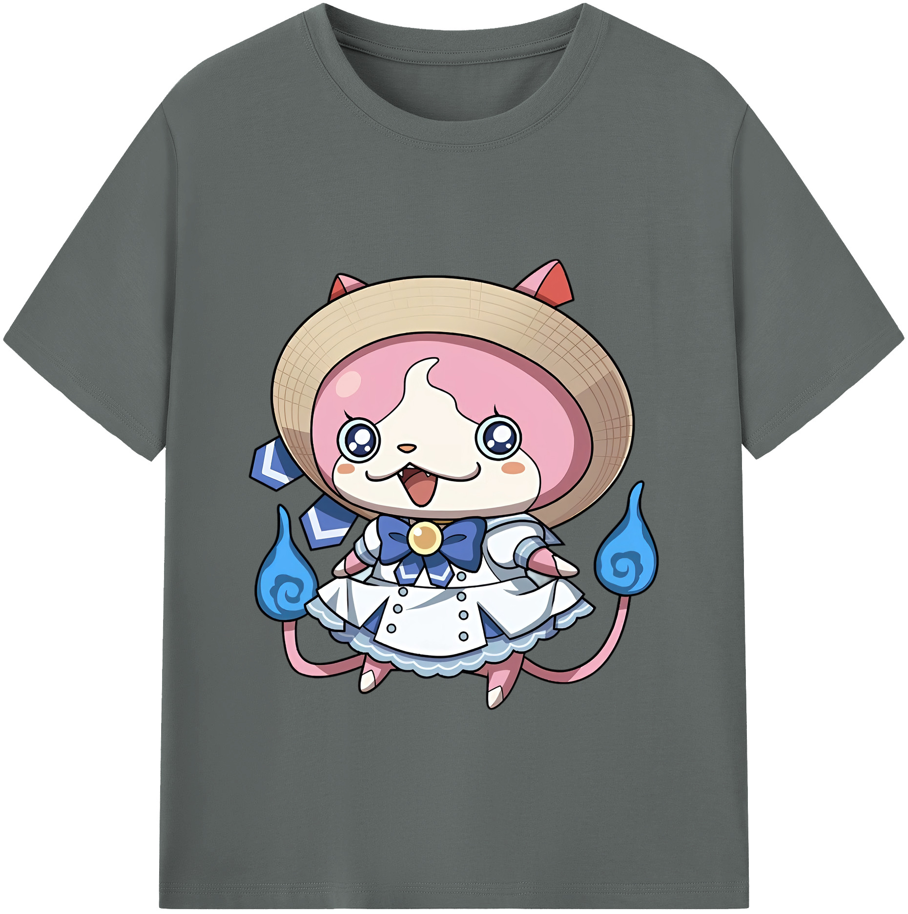 （画像用） 妖怪ウォッチ Yo-kai Watch 綿100％ メンズ半袖Tシャツ｜肌触りやわらか＆通気性